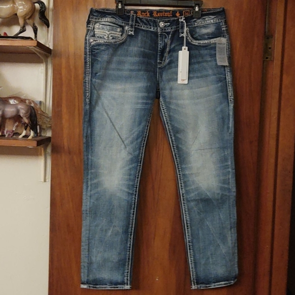 BRAND NEW/ TAGS INTACT Rock Revival skinny jeans - Picture 7 of 11